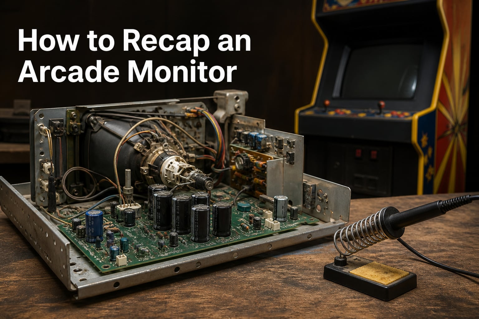How to Recap an Arcade Monitor