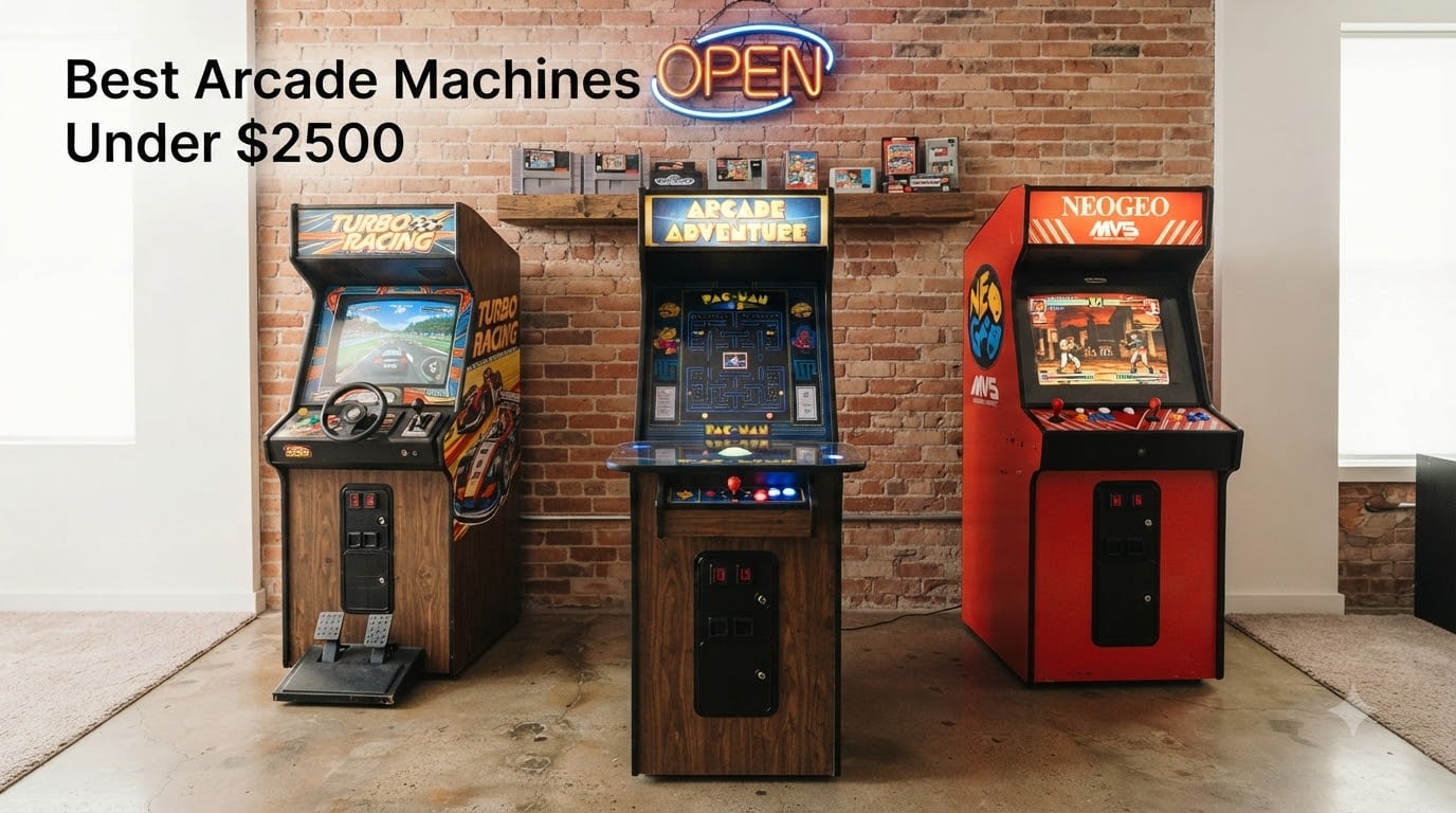 Best Arcade Machines Under $2500