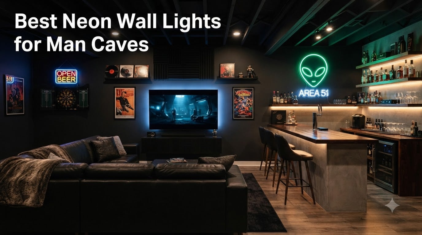 Best Neon Wall Lights for Man Caves