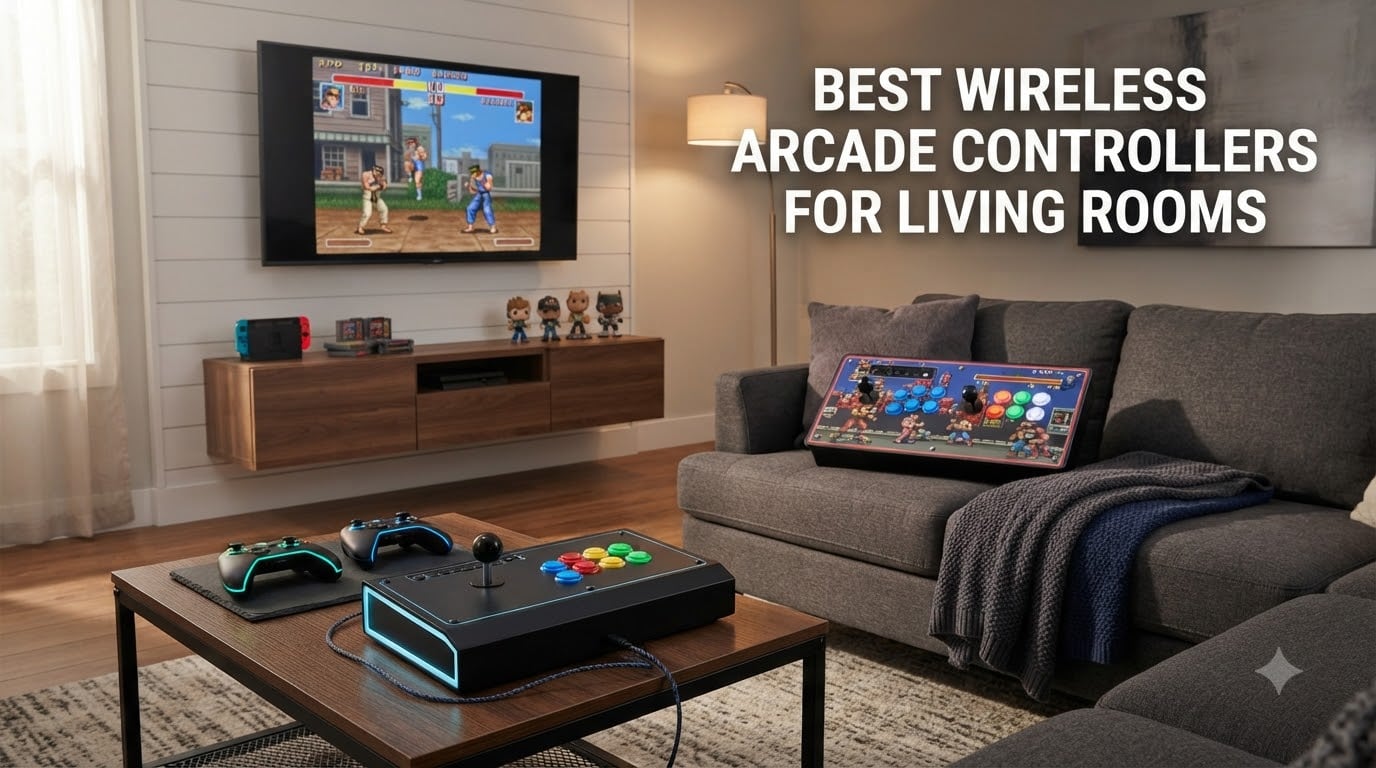 Best Wireless Arcade Controllers for Living Rooms