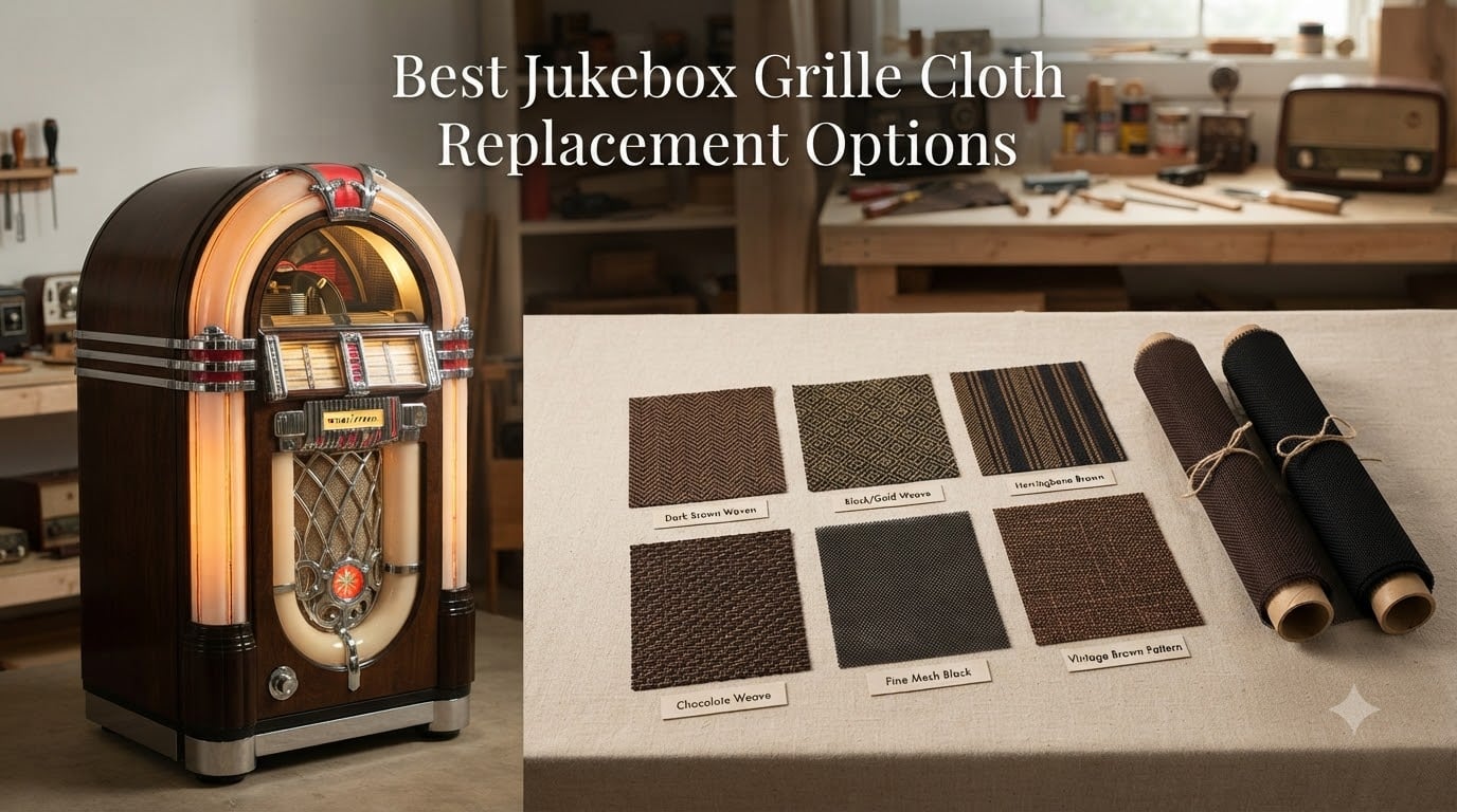 Best Jukebox Grille Cloth Replacement Options