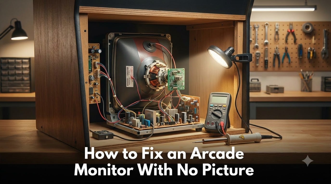 How to Fix an Arcade Monitor With No Picture