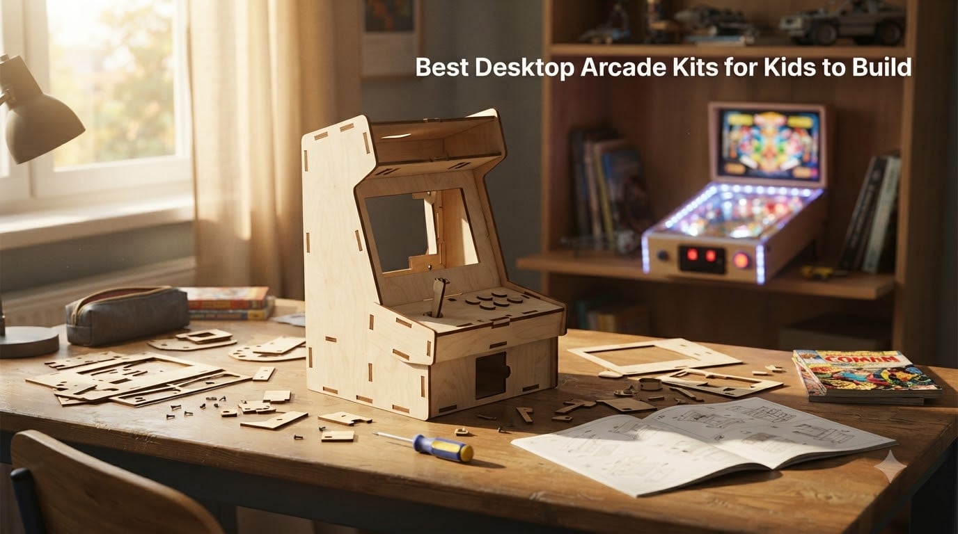 Best Desktop Arcade Kits for Kids to Build