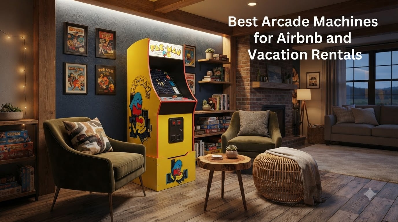 Best Arcade Machines for Airbnb and Vacation Rentals