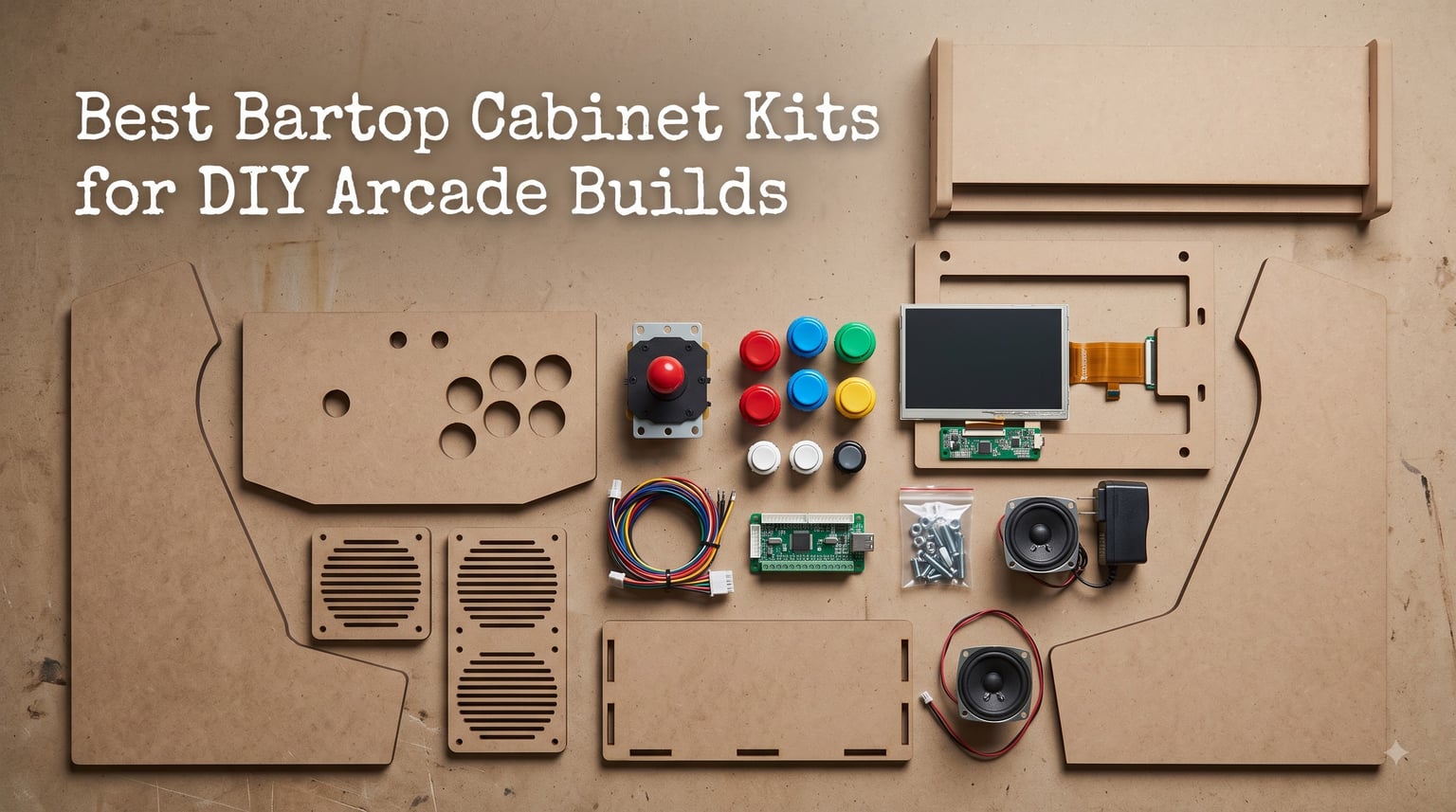 Best Bartop Cabinet Kits for DIY Arcade Builds