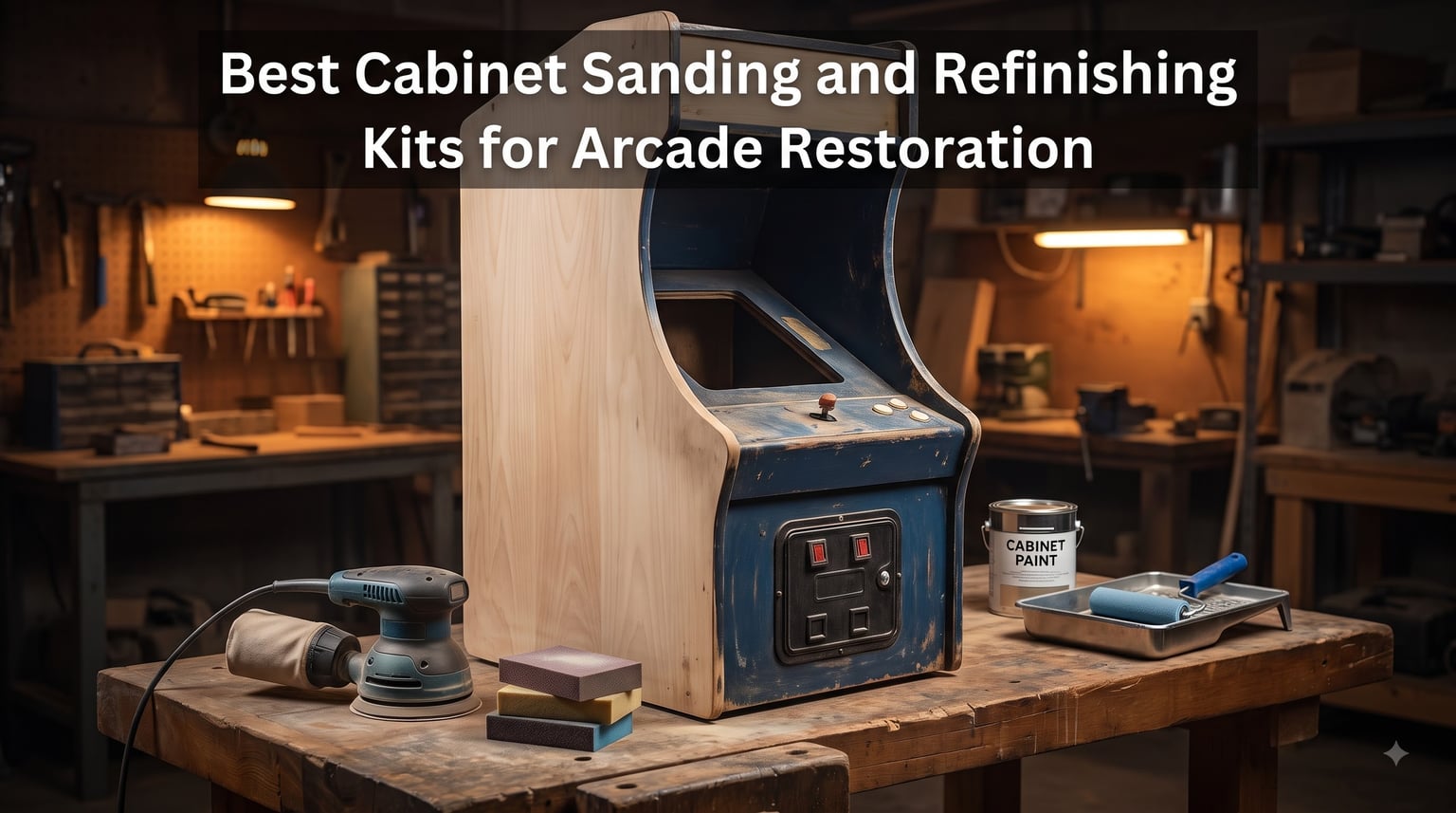 Best Cabinet Sanding and Refinishing Kits for Arcade Restoration