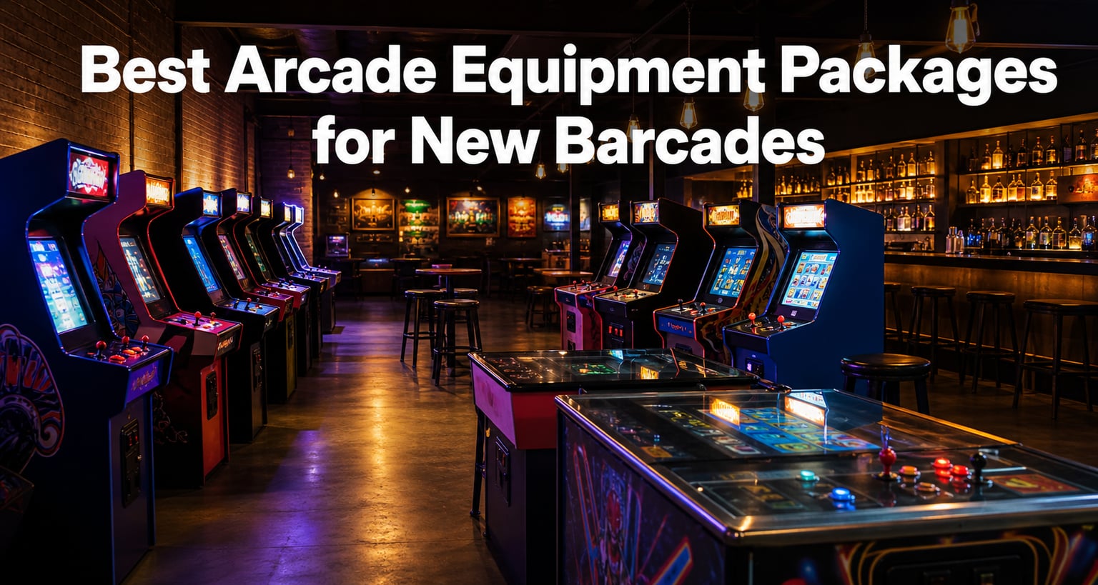 Best Arcade Equipment Packages for New Barcades