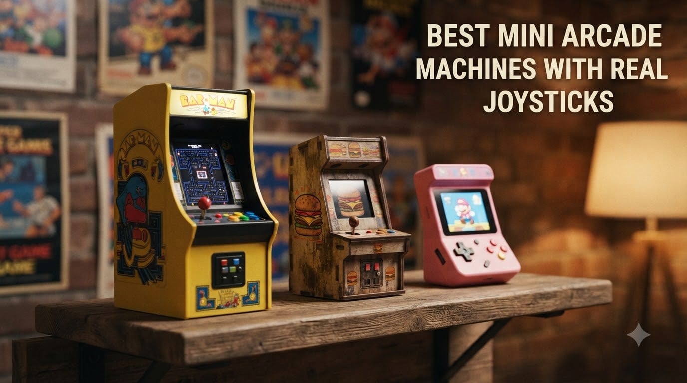 Best Mini Arcade Machines with Real Joysticks