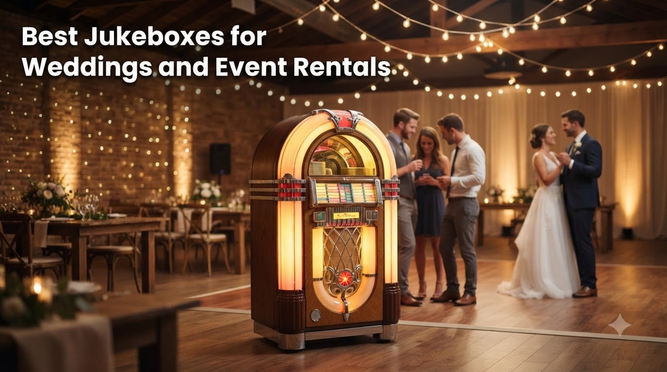 Best Jukeboxes for Weddings and Event Rentals