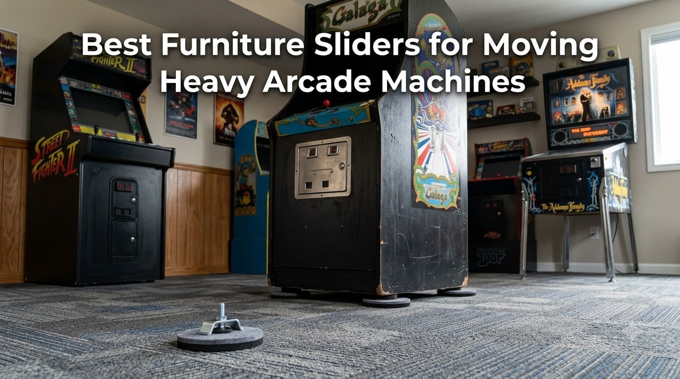 Best Furniture Sliders for Moving Heavy Arcade Machines