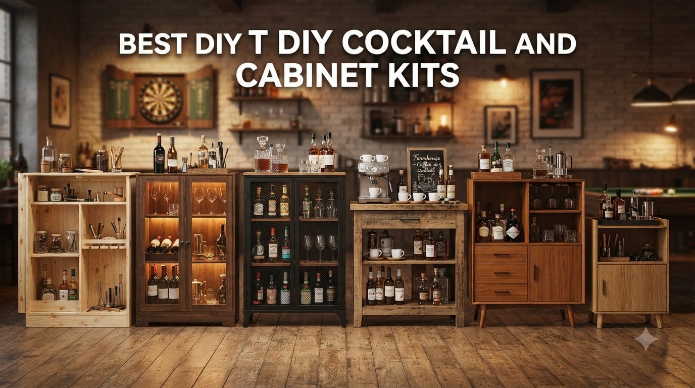 Best DIY Cocktail Cabinet Kits