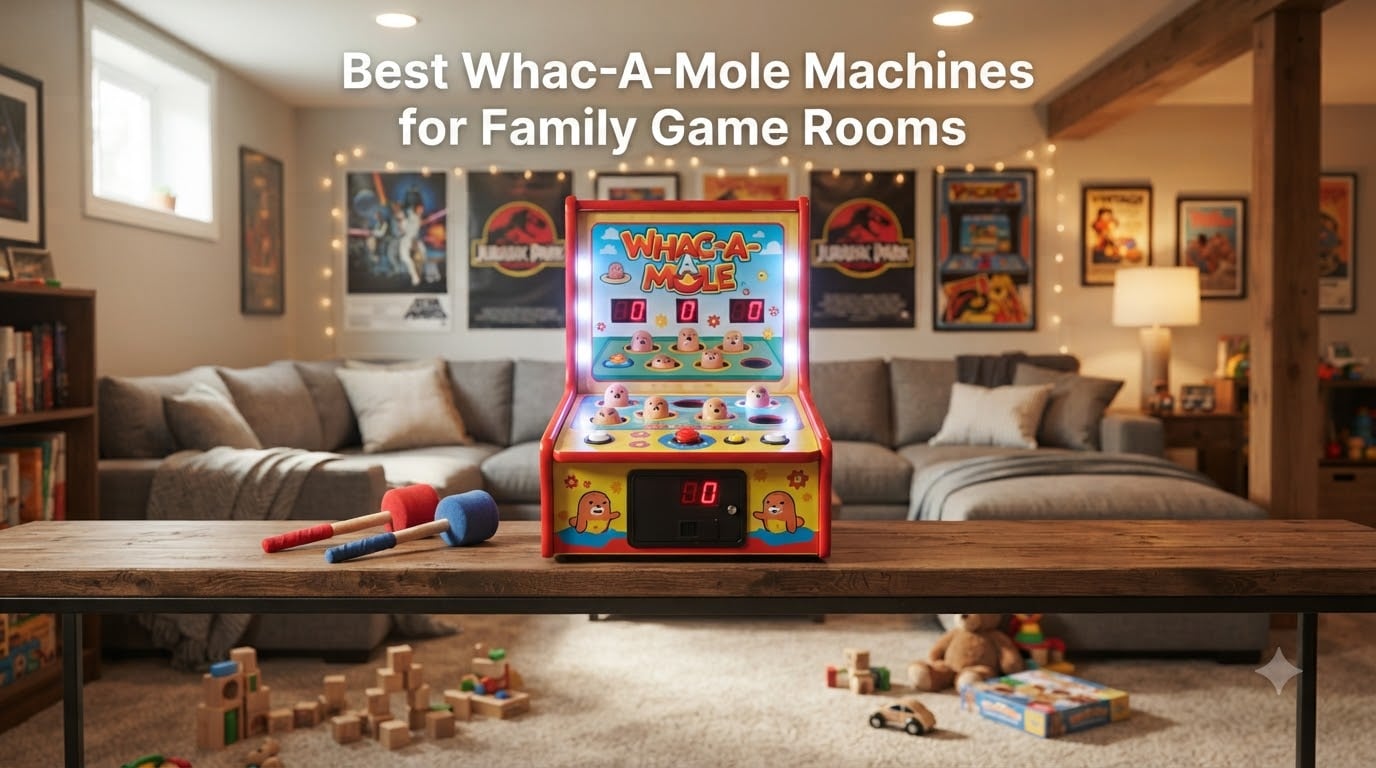 Best Whac-A-Mole Machines for Family Game Rooms