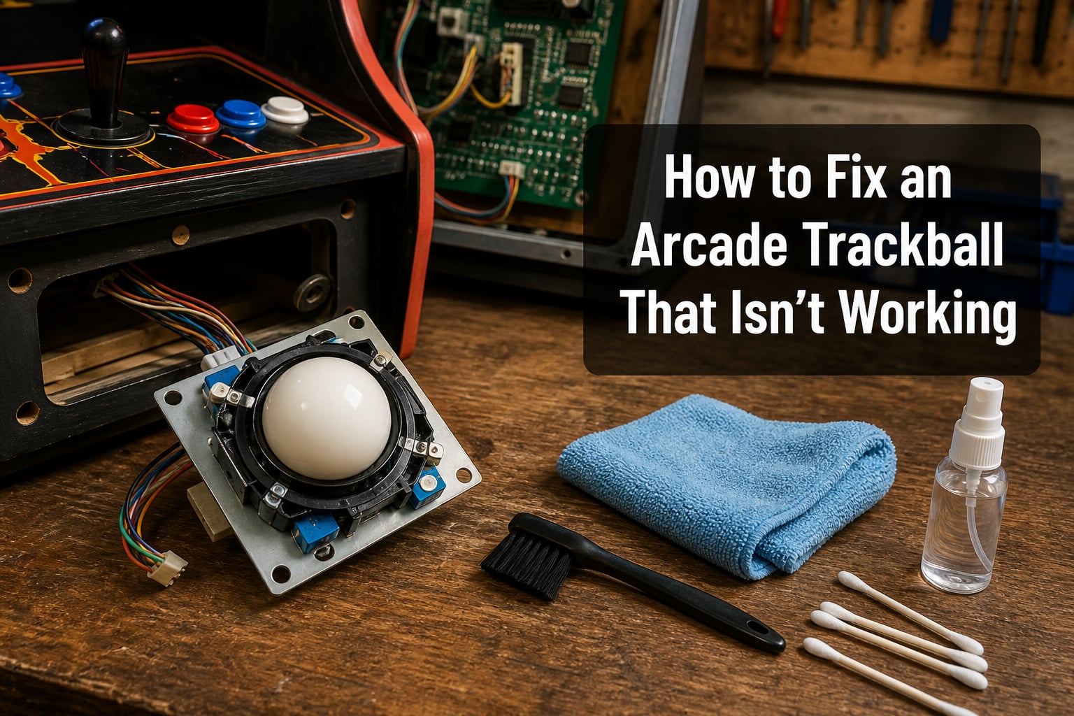 How to Fix an Arcade Trackball That Isn't Working