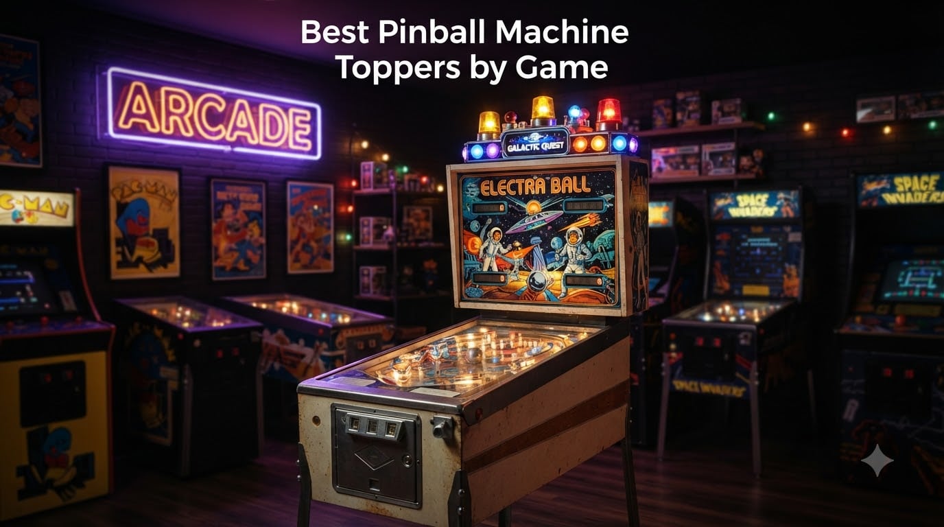 Best Pinball Machine Toppers by Game