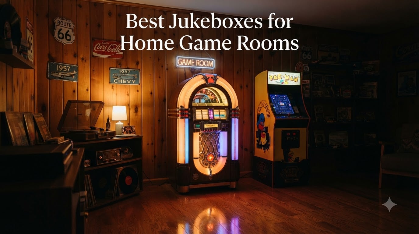 Best Jukeboxes for Home Game Rooms