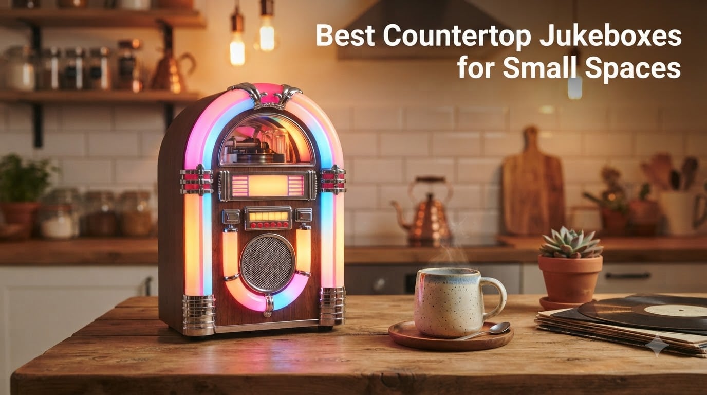 Best Countertop Jukeboxes for Small Spaces
