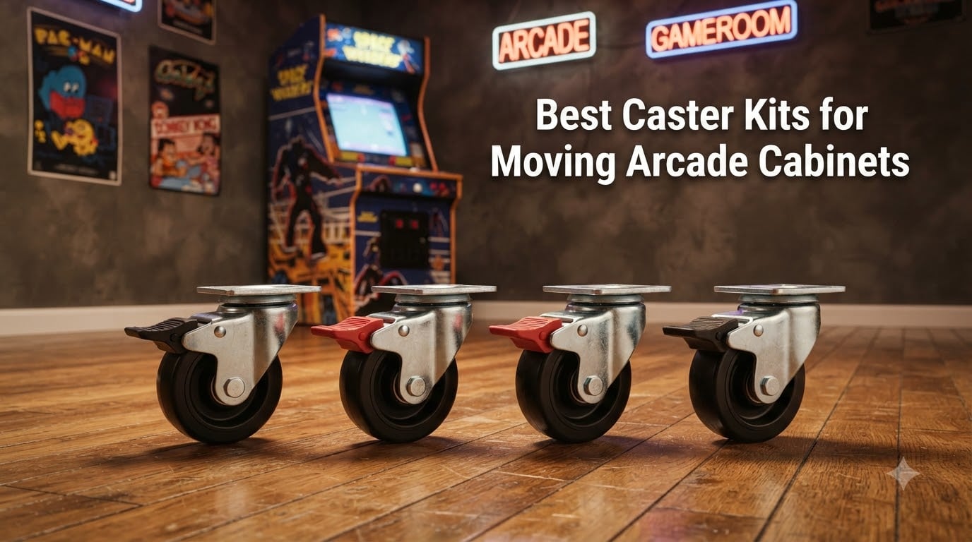 Best Caster Kits for Moving Arcade Cabinets
