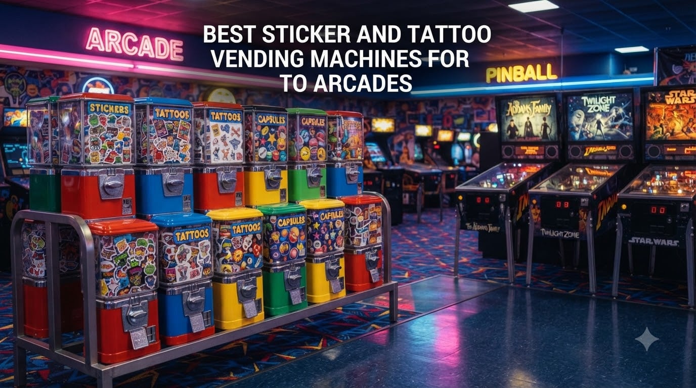 Best Sticker and Tattoo Vending Machines for Arcades