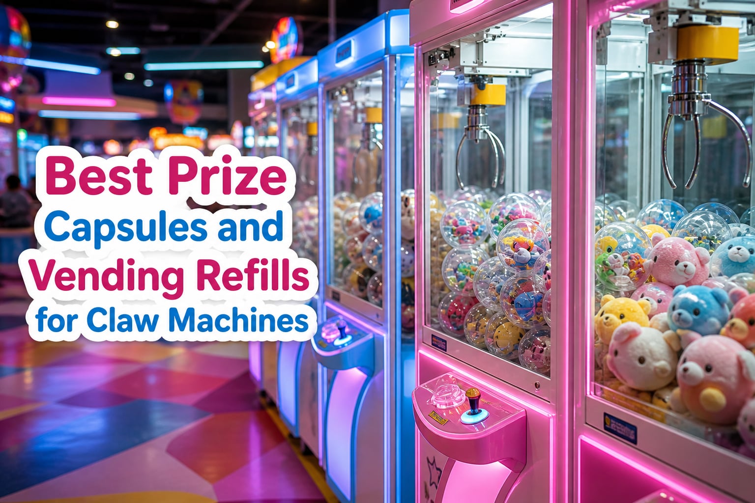 Best Prize Capsules and Vending Refills for Claw Machines