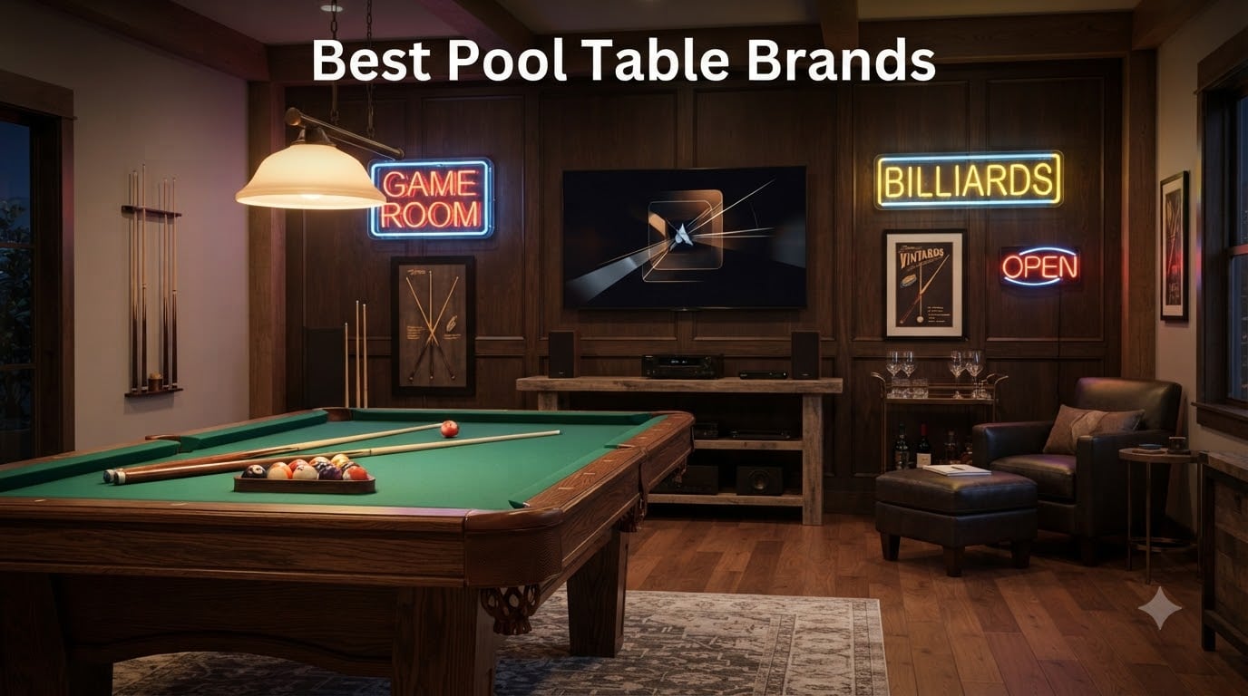 Best Pool Table Brands