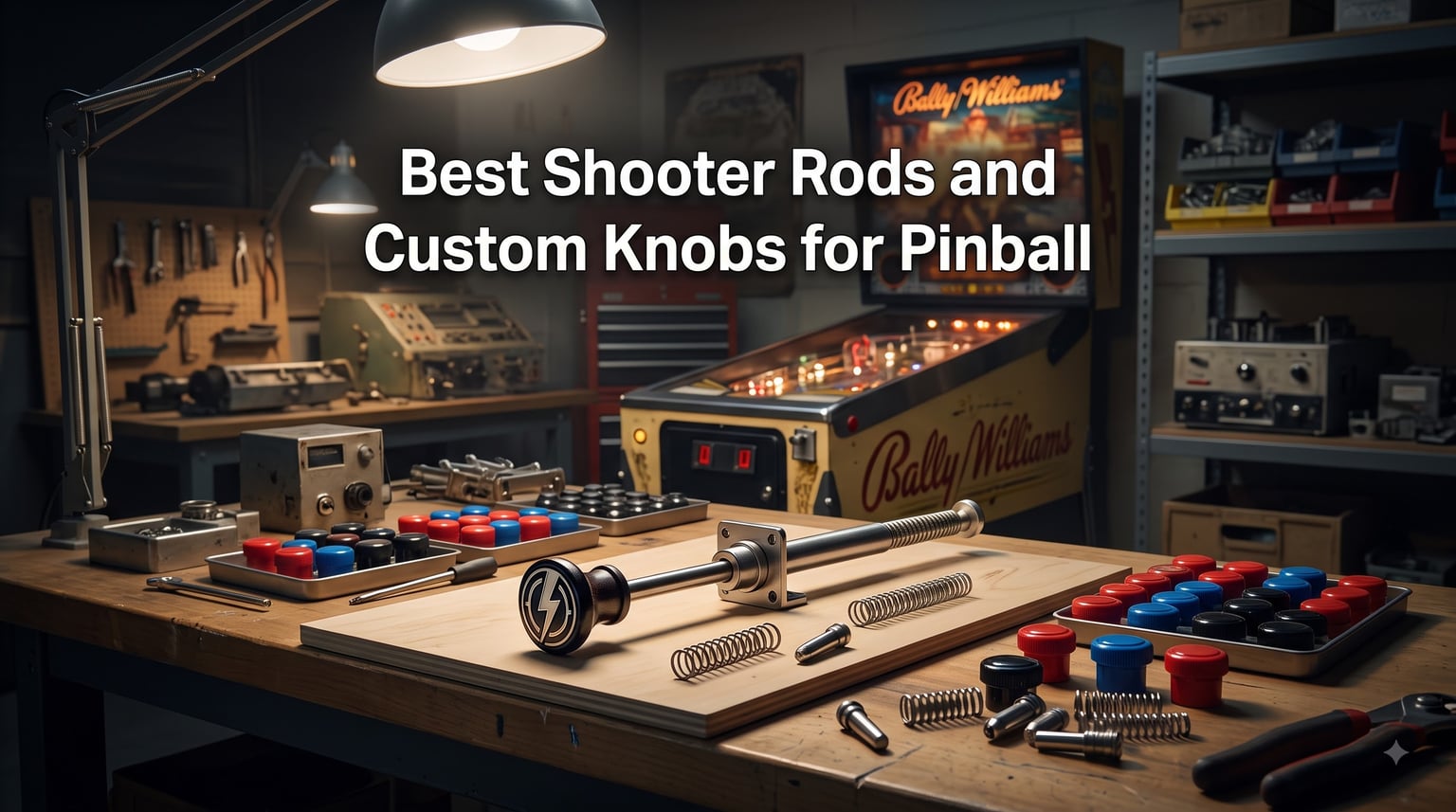 Best Shooter Rods and Custom Knobs for Pinball