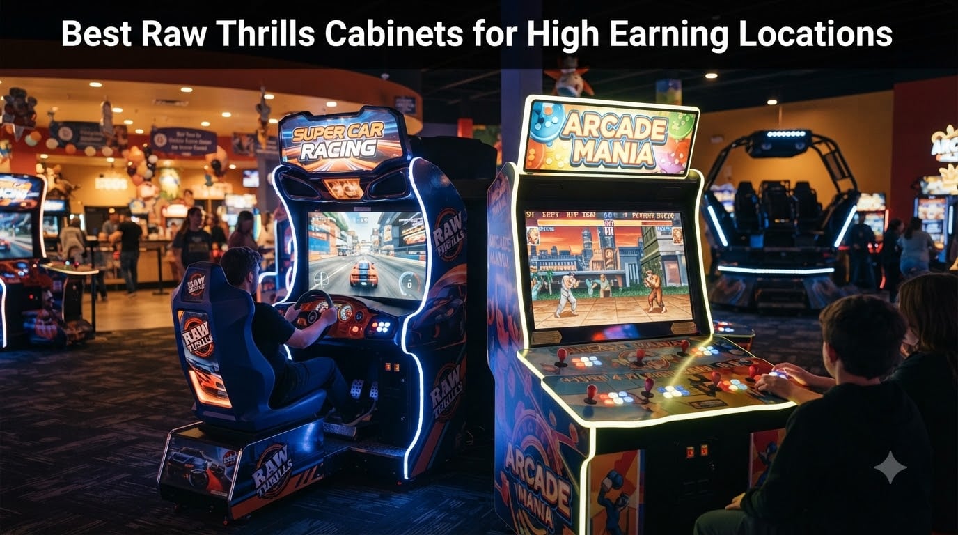 Best Raw Thrills Cabinets for High Earning Locations