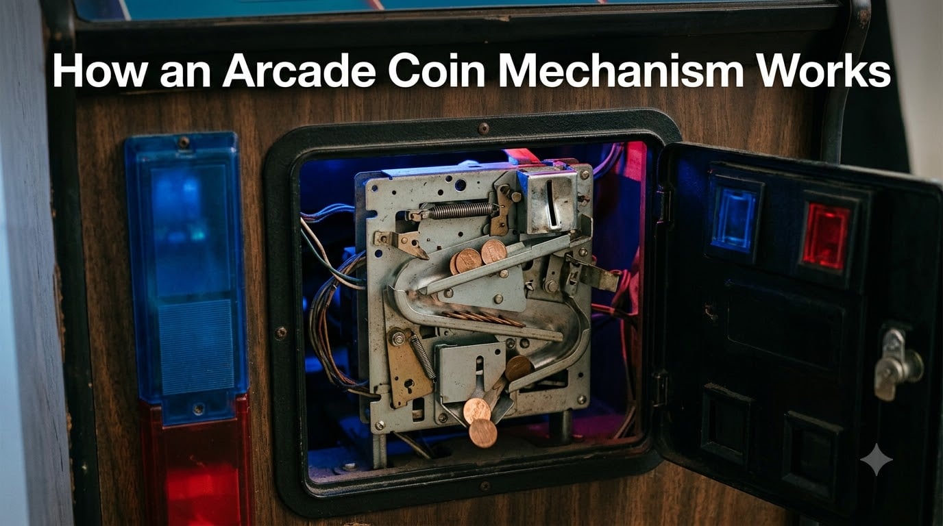 How an Arcade Coin Mechanism Works