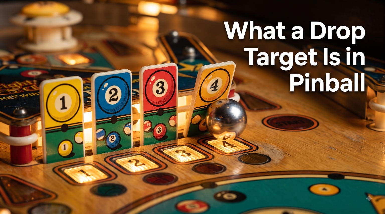 What a Drop Target Is in Pinball