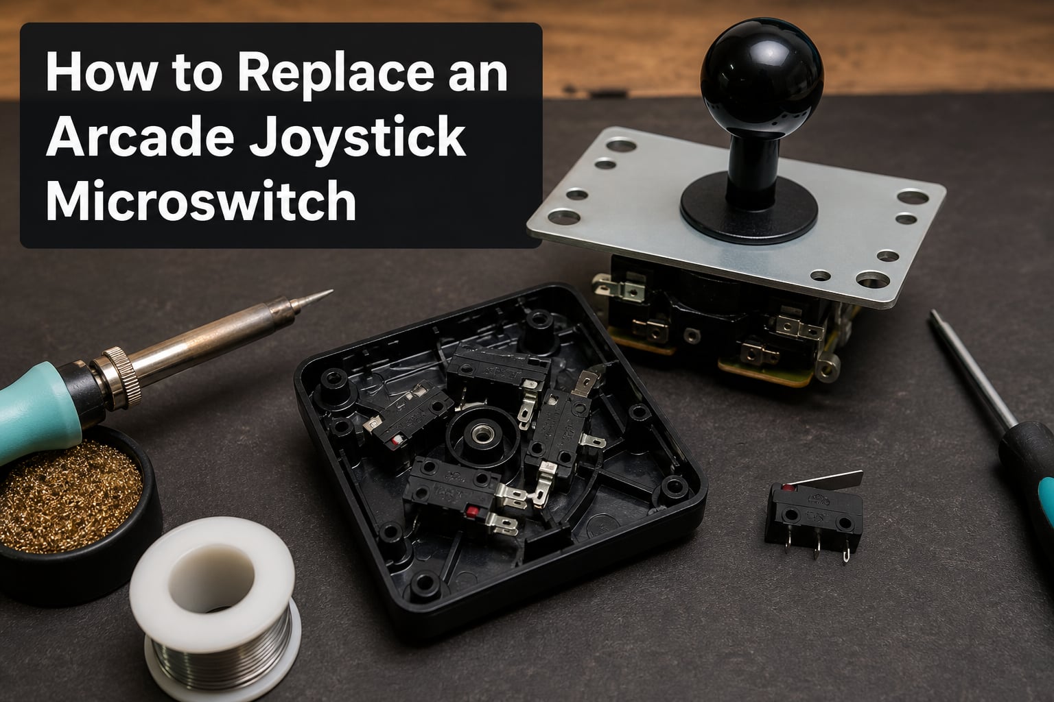 How to Replace an Arcade Joystick Microswitch