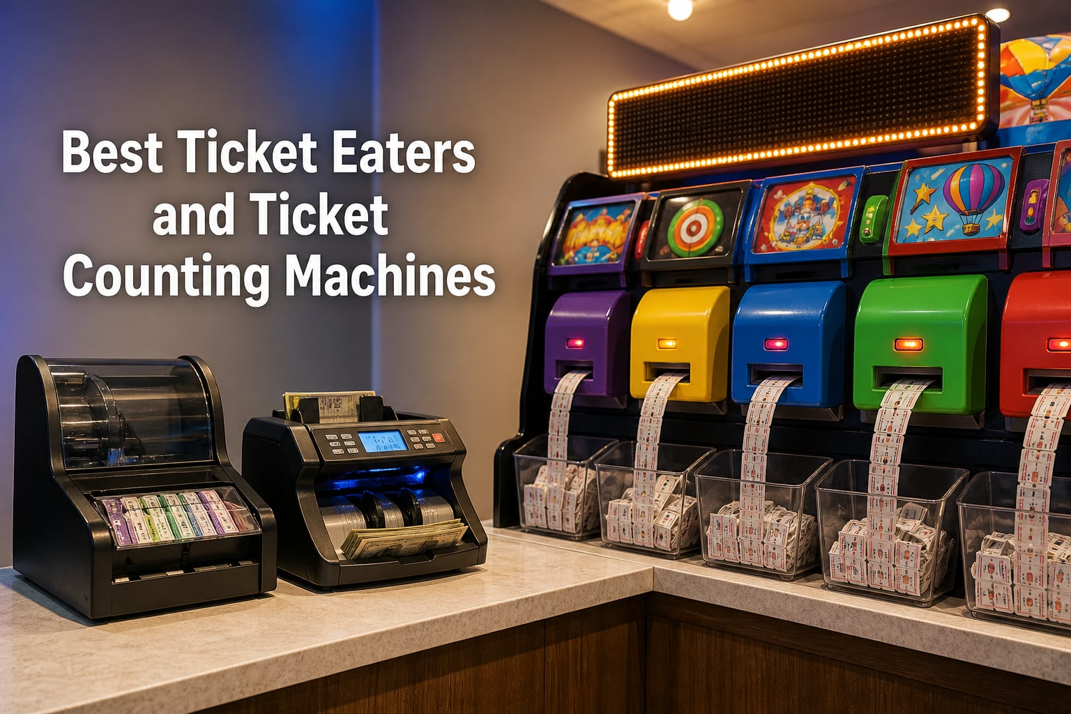 Best Ticket Eaters and Ticket Counting Machines