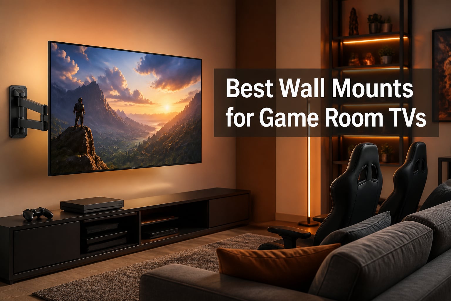 Best Wall Mounts for Game Room TVs