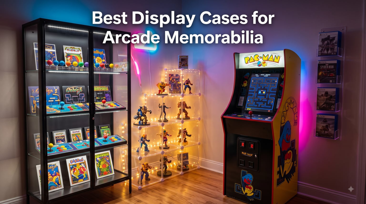 Best Display Cases for Arcade Memorabilia