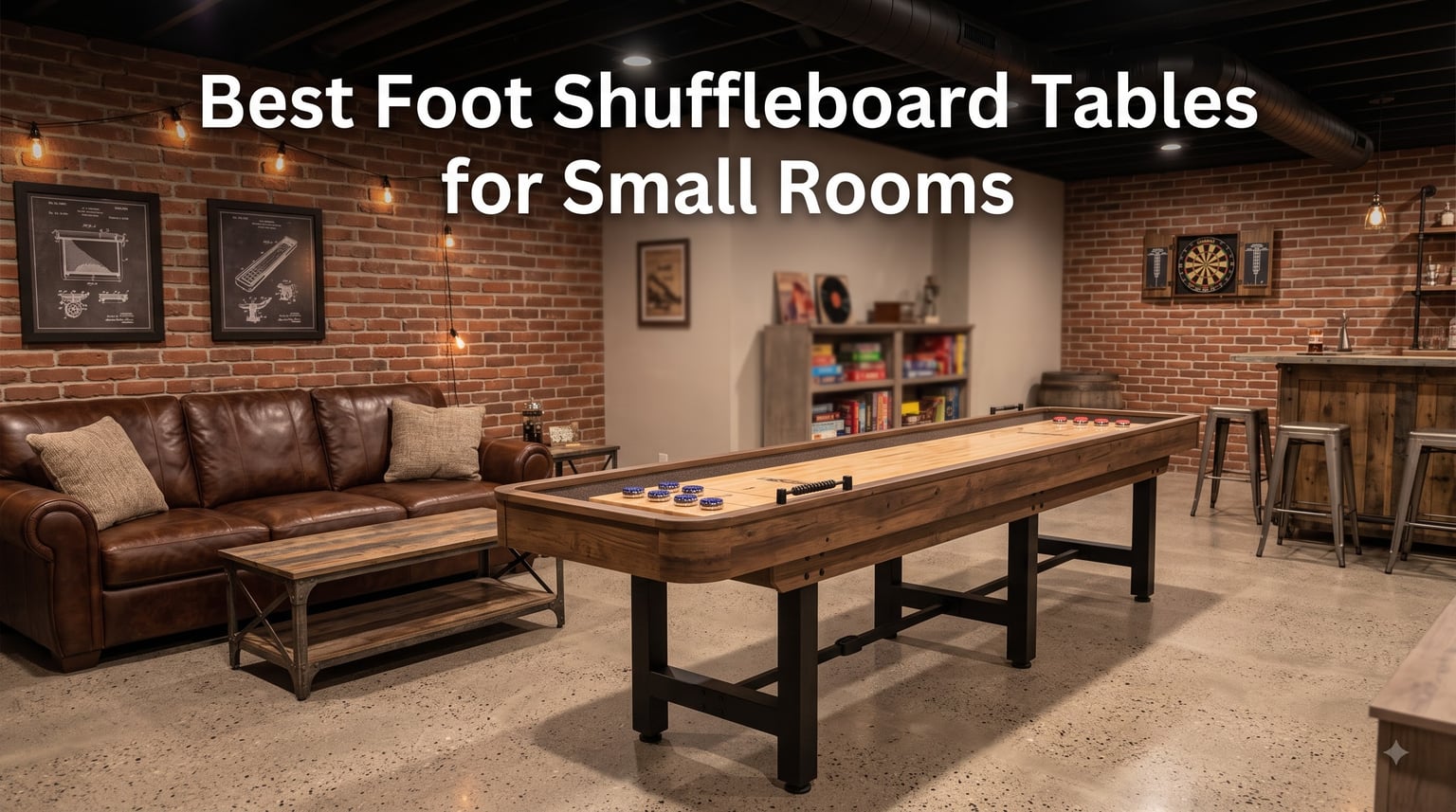 Best 9 Foot Shuffleboard Tables for Small Rooms