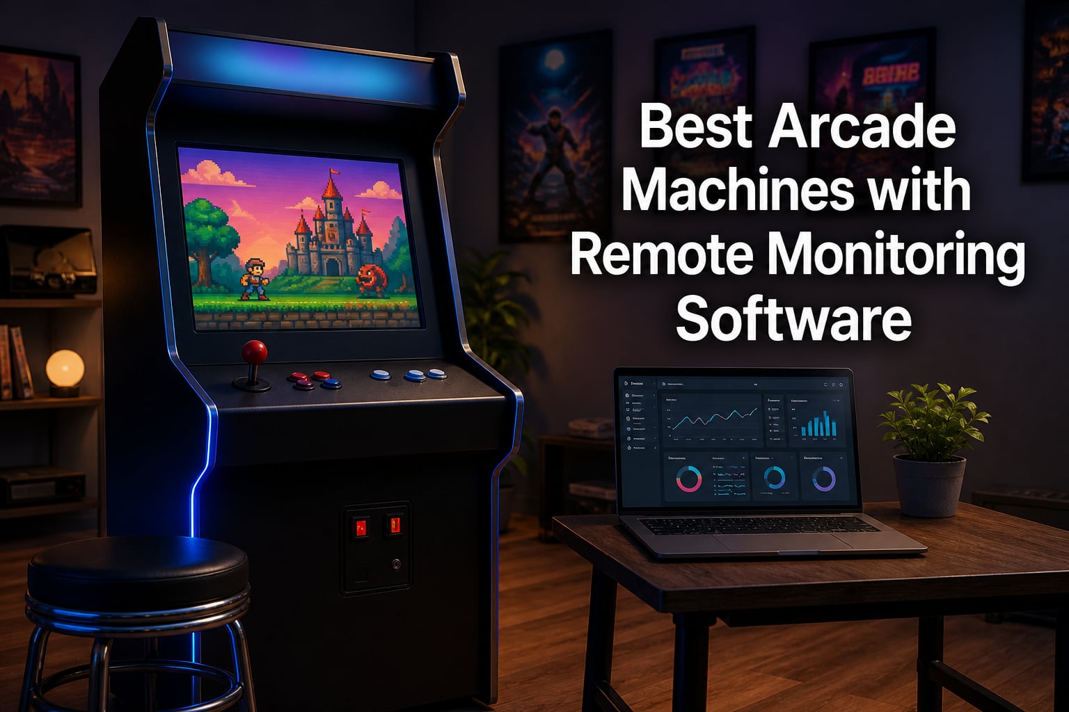 Best Arcade Machines with Remote Monitoring Software