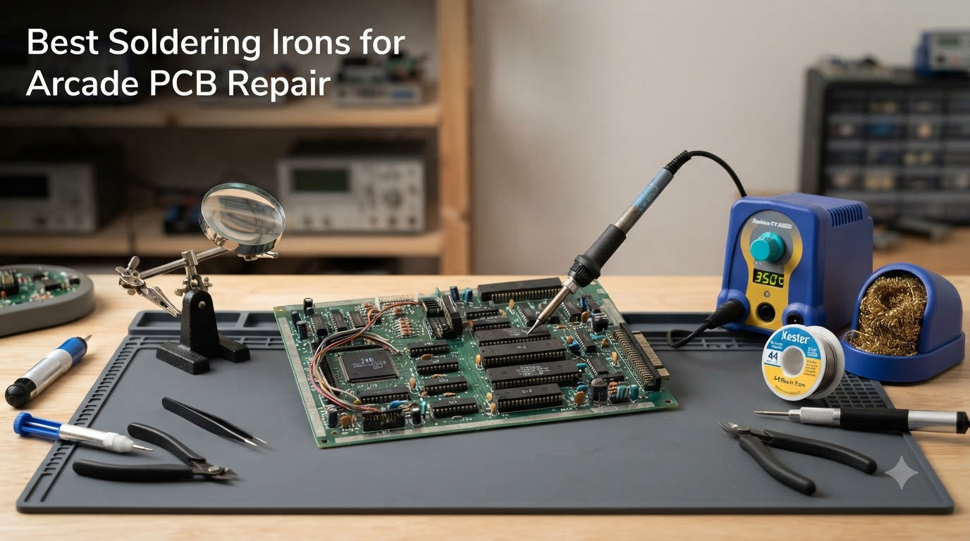 Best Soldering Irons for Arcade PCB Repair