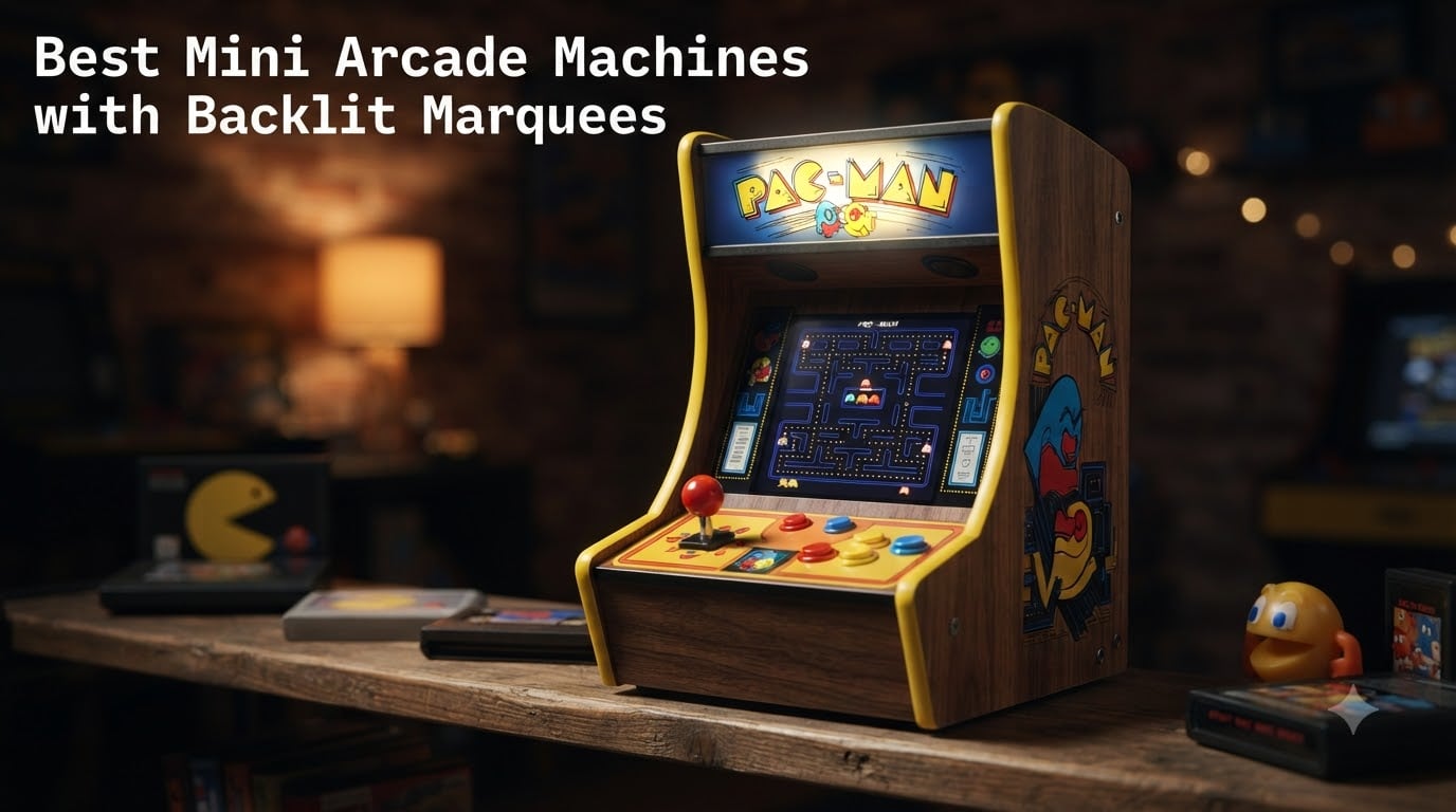 Best Mini Arcade Machines with Backlit Marquees