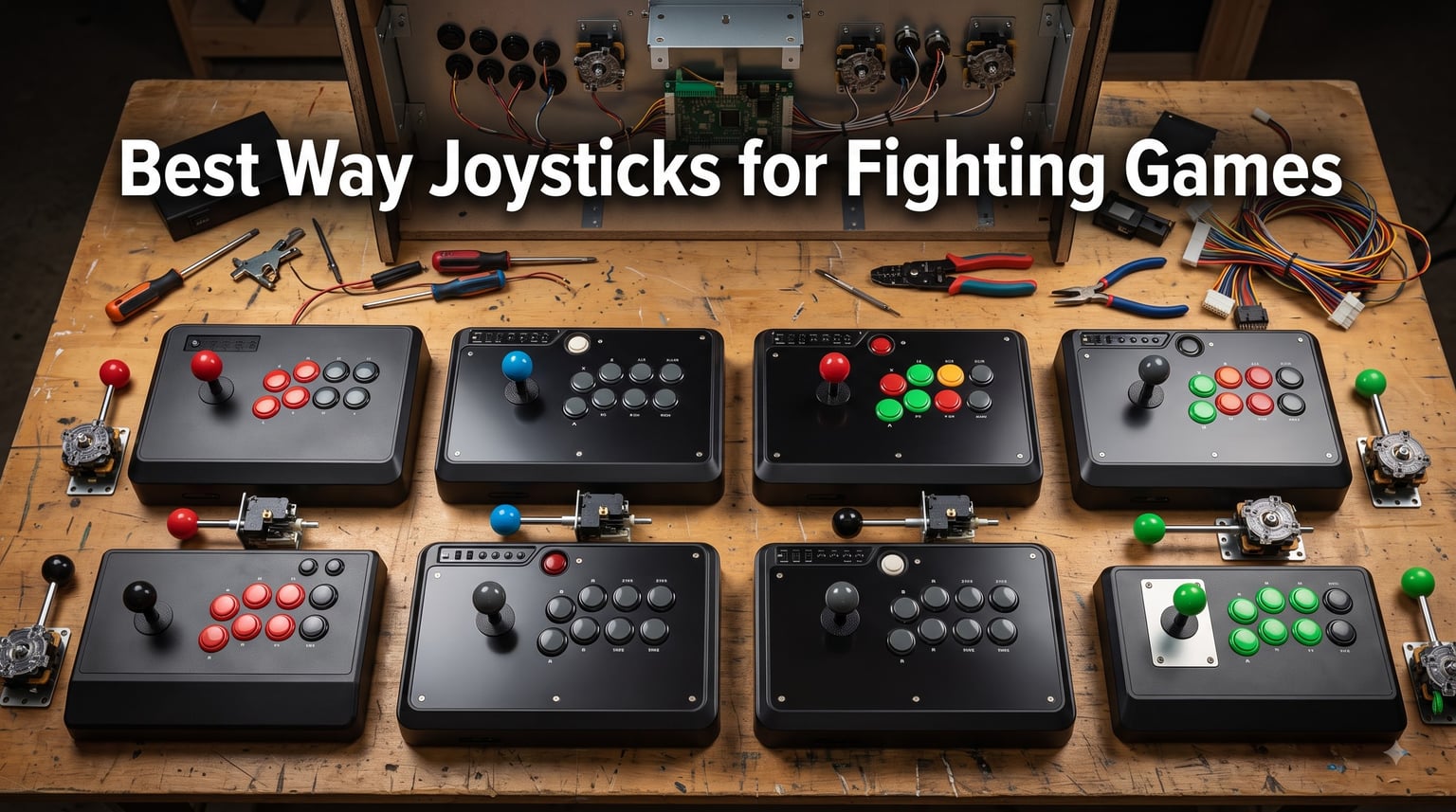 Best 8 Way Joysticks for Fighting Games