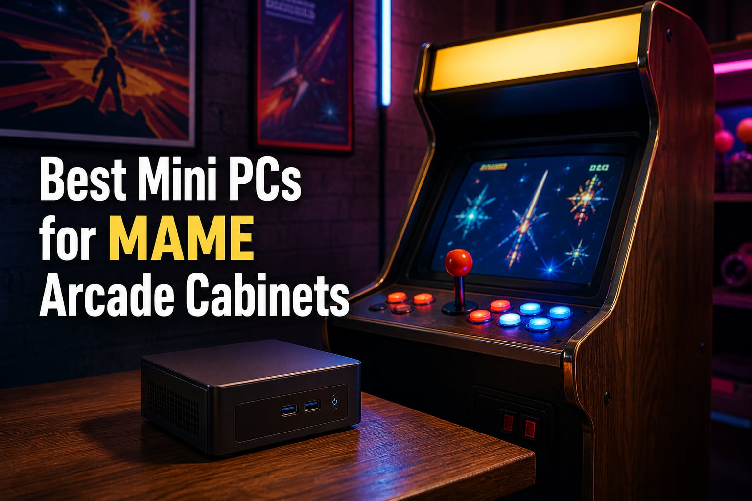 Best Mini PCs for MAME Arcade Cabinets