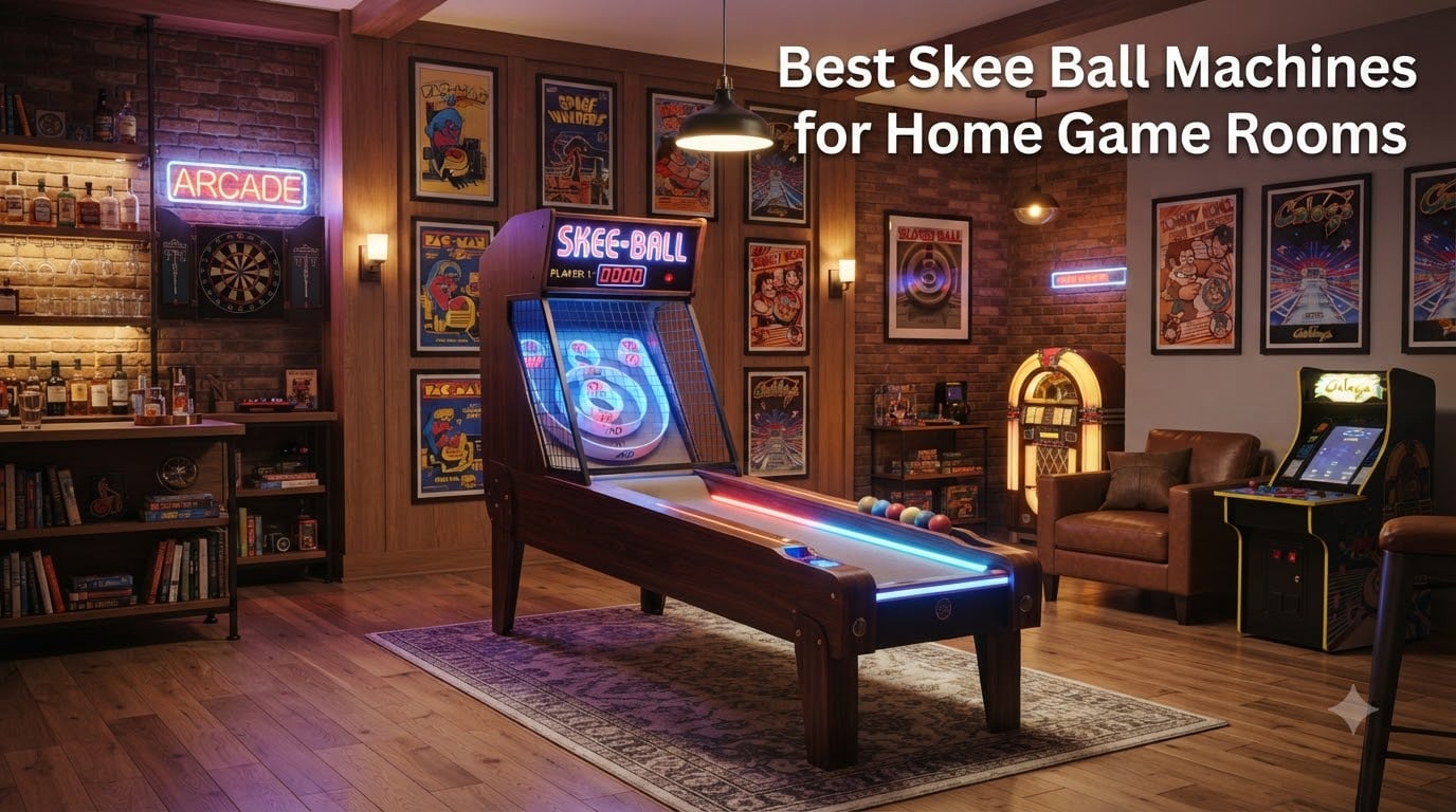 Best Skee Ball Machines for Home Game Rooms