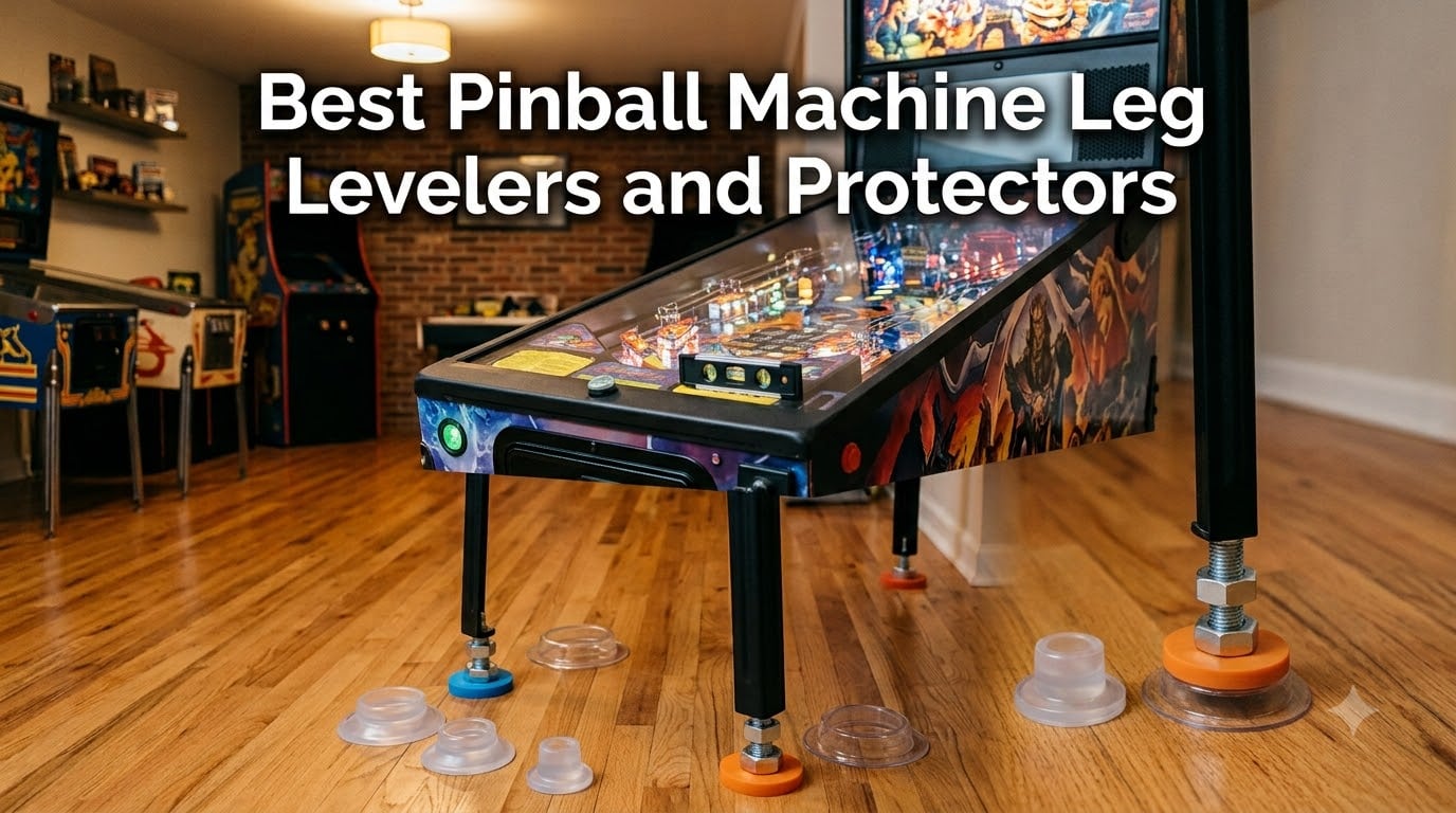 Best Pinball Machine Leg Levelers and Protectors