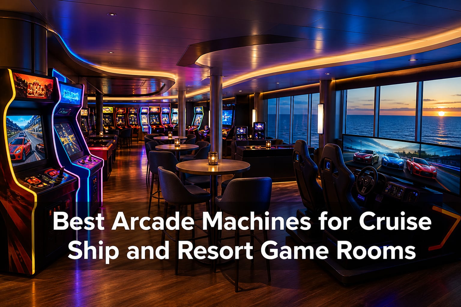 Best Arcade Machines for Cruise Ship and Resort Game Rooms