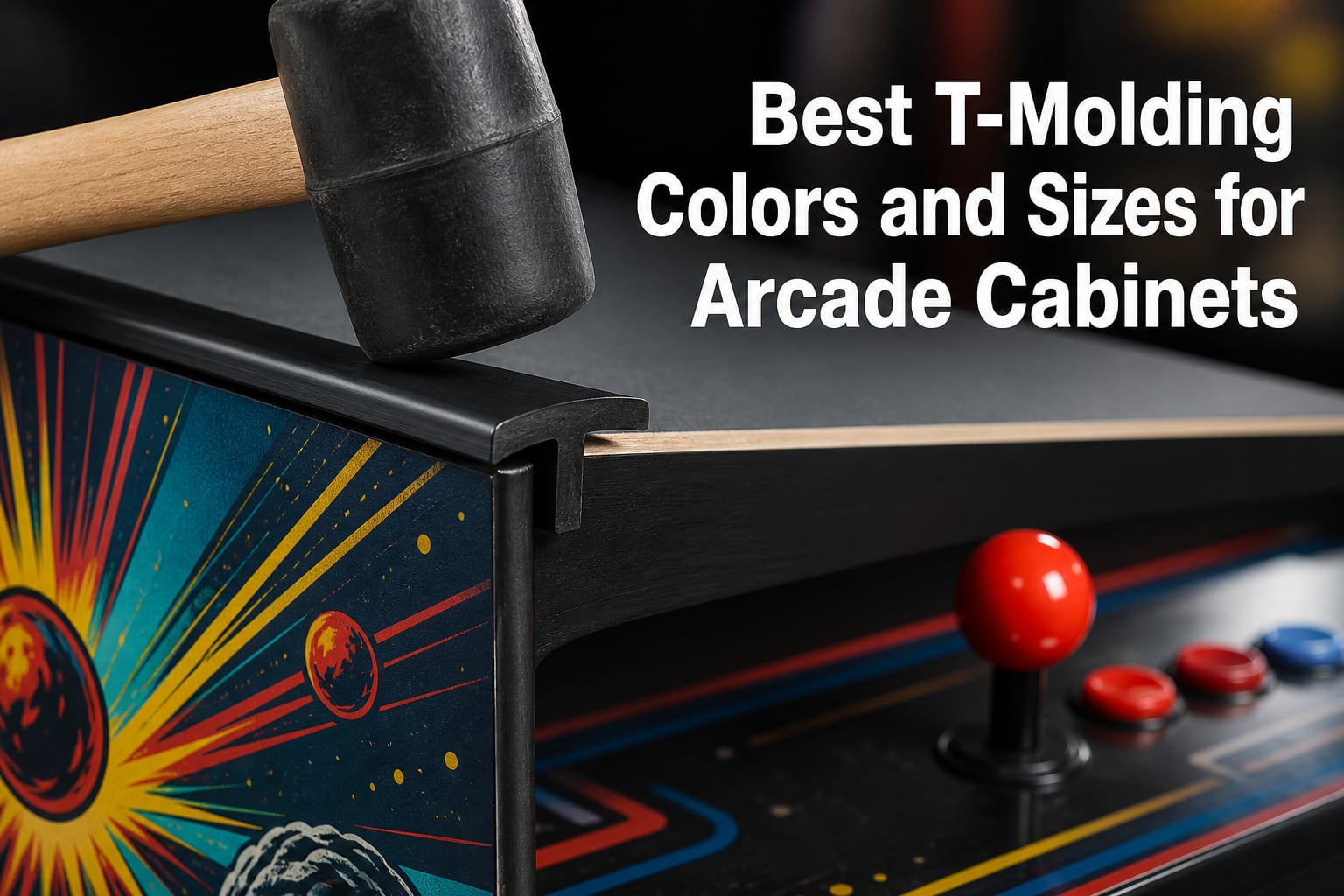 Best T-Molding Colors and Sizes for Arcade Cabinets