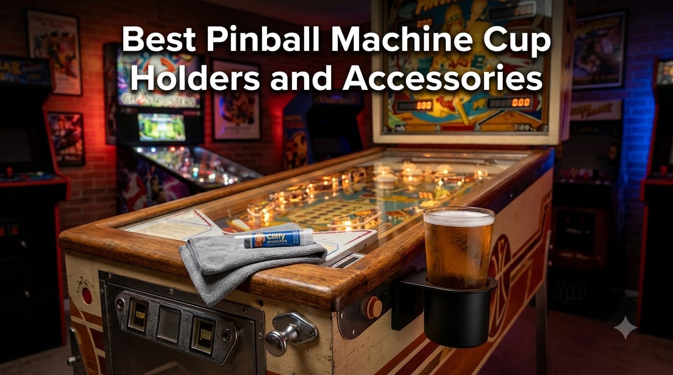 Best Pinball Machine Cup Holders and Accessories