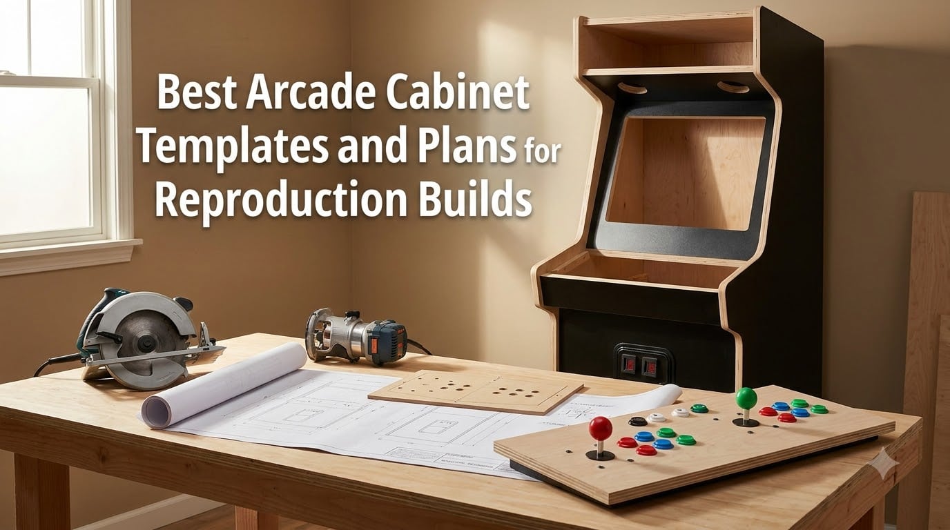 Best Arcade Cabinet Templates and Plans for Reproduction Builds