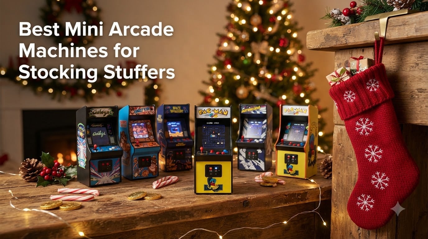 Best Mini Arcade Machines for Stocking Stuffers