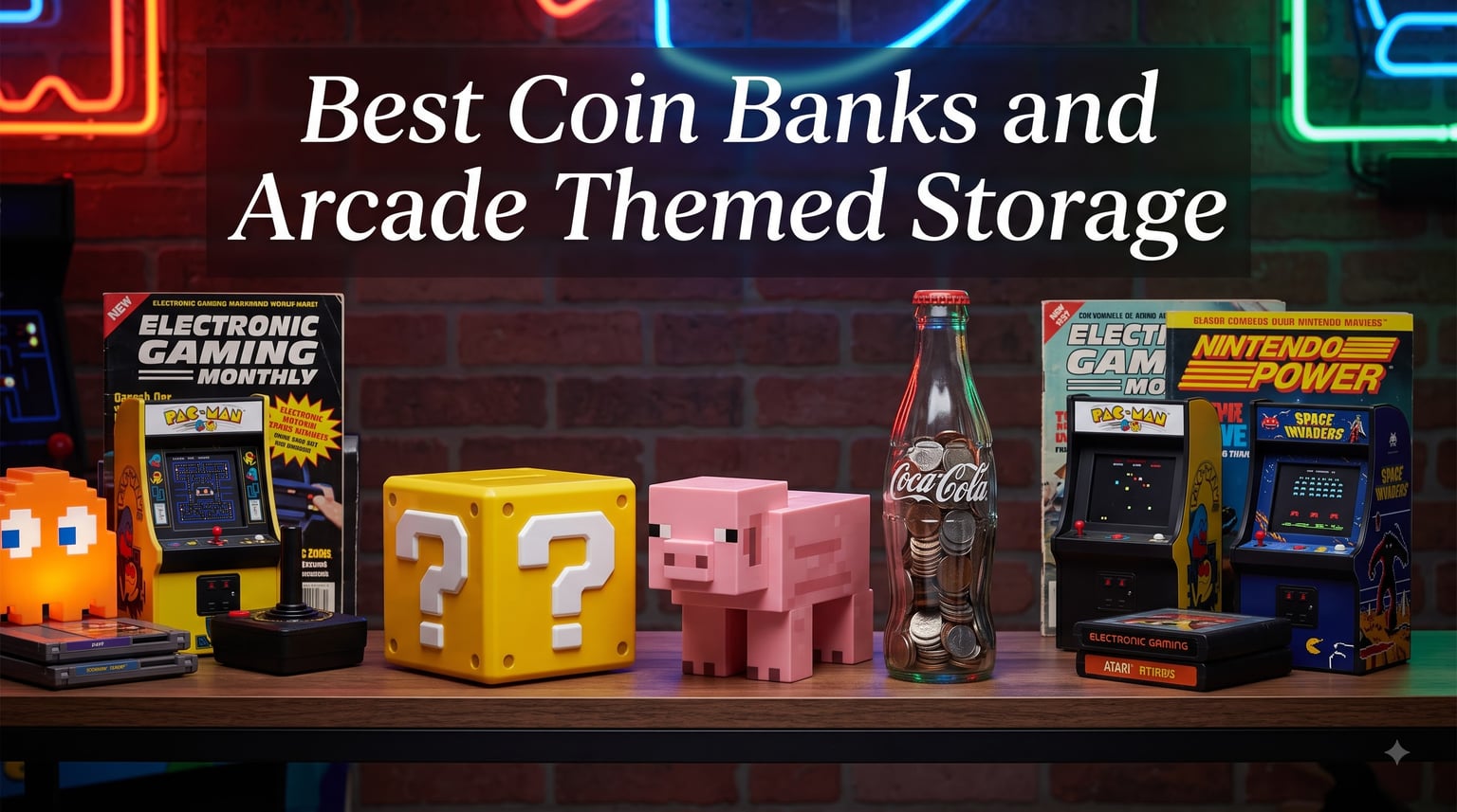 Best Coin Banks and Arcade Themed Storage