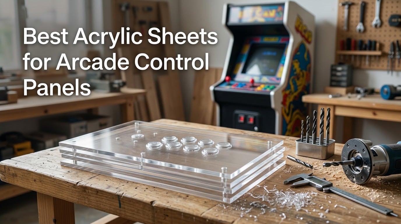 Best Acrylic Sheets for Arcade Control Panels