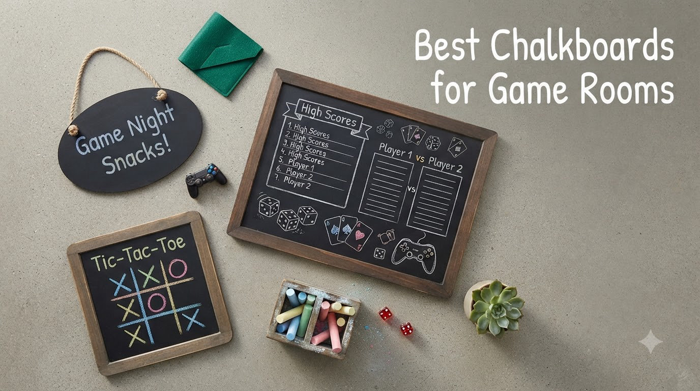 Best Chalkboards for Game Rooms
