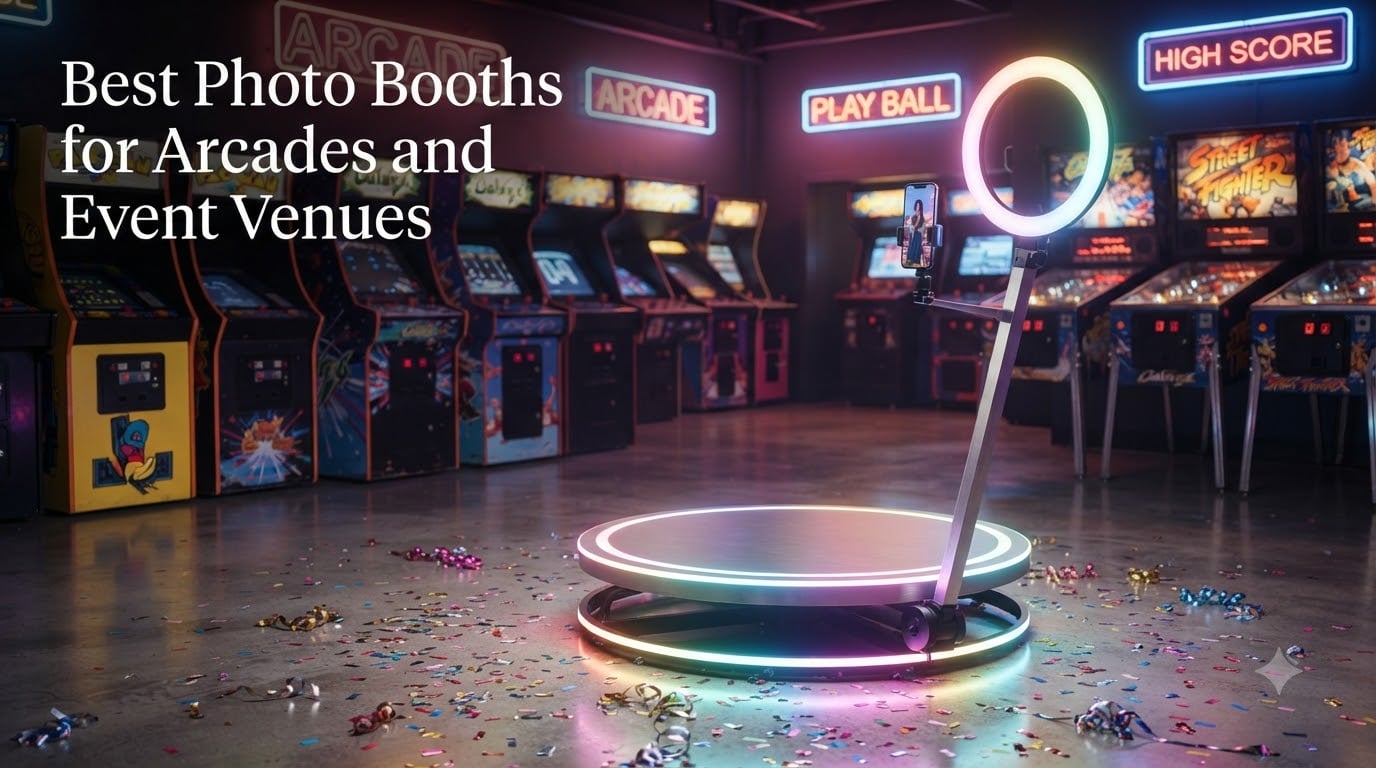 Best Photo Booths for Arcades and Event Venues