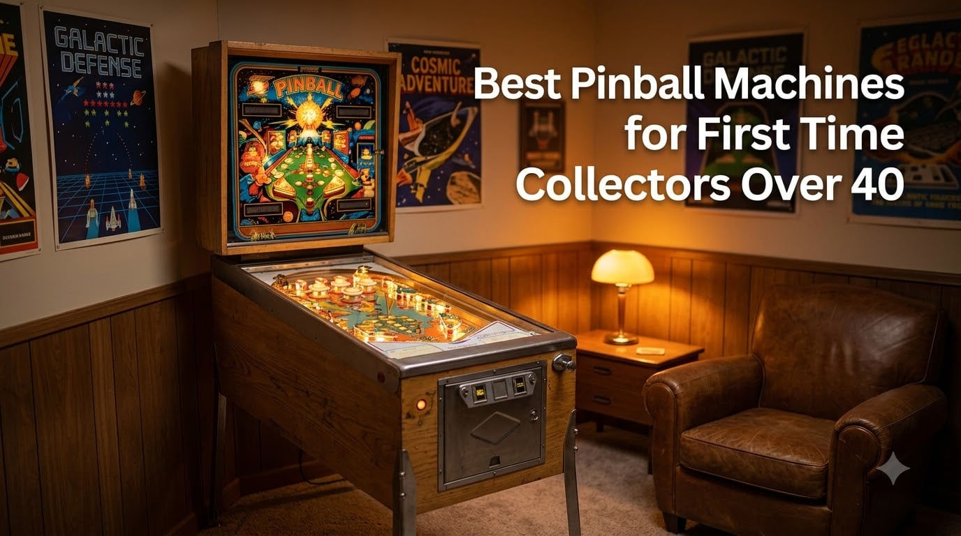 Best Pinball Machines for First Time Collectors Over 40